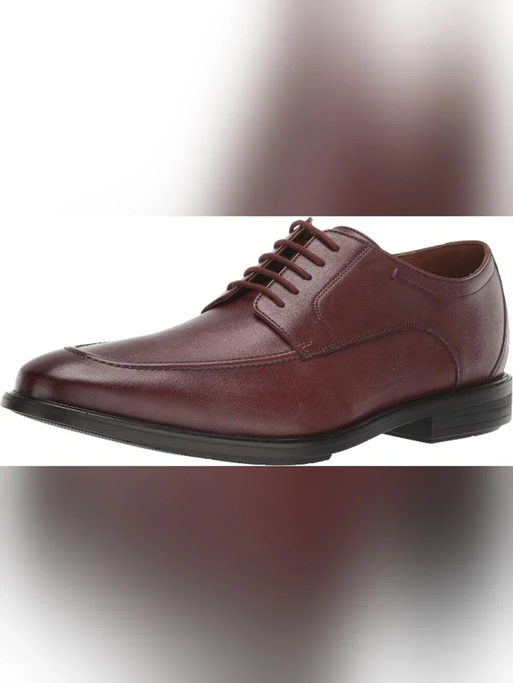 Men's BOSTONIAN Burgundy LEATHER Lace-Up Dress Shoes